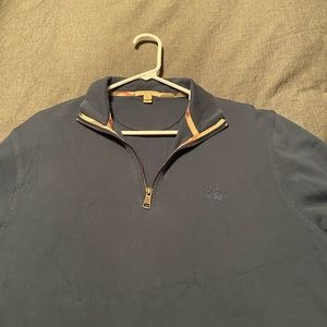 Burberry London quarter zip pullover